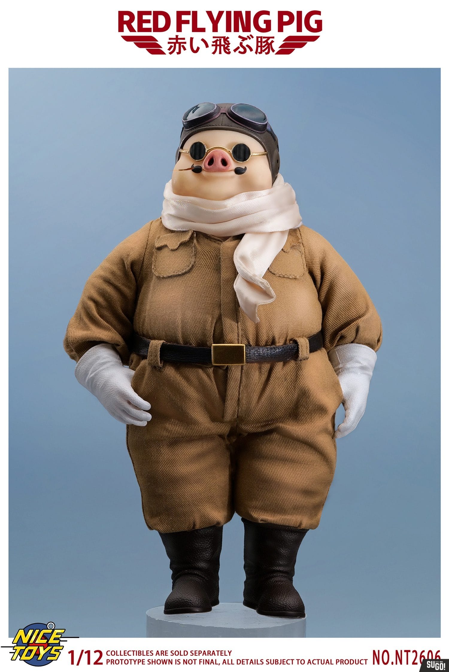 NICETOYS Red Flying Pig NT2606A 1/12 Scale Action Figure