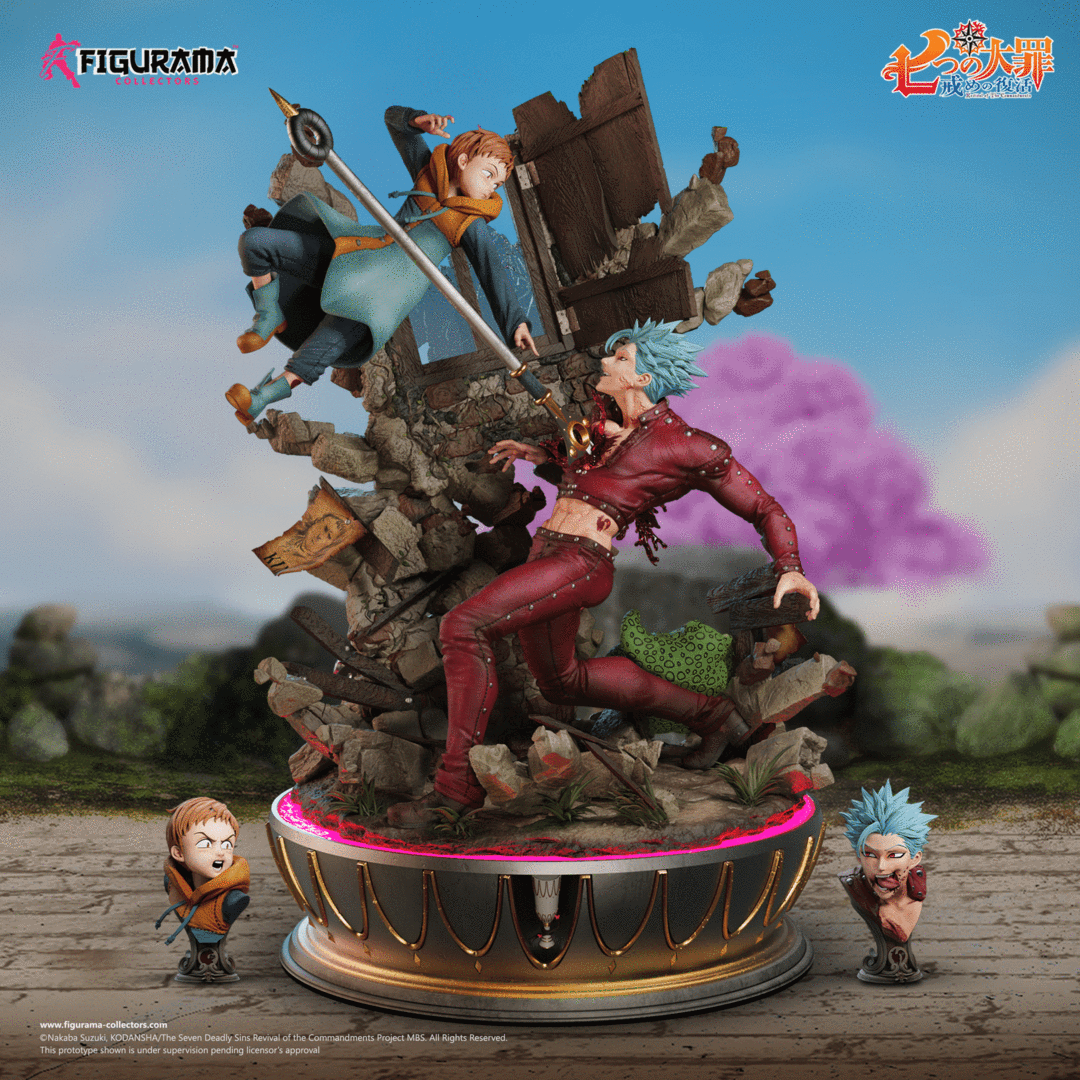 Seven Deadly Sins Ban Vs King Statue Elite Fandom Limited Edition